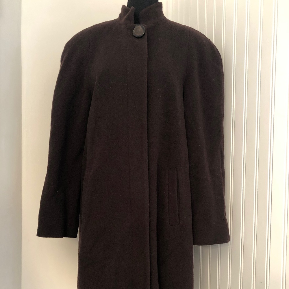 Vintage Luxury Wool/Cashmere Blend  Business Casual Coat